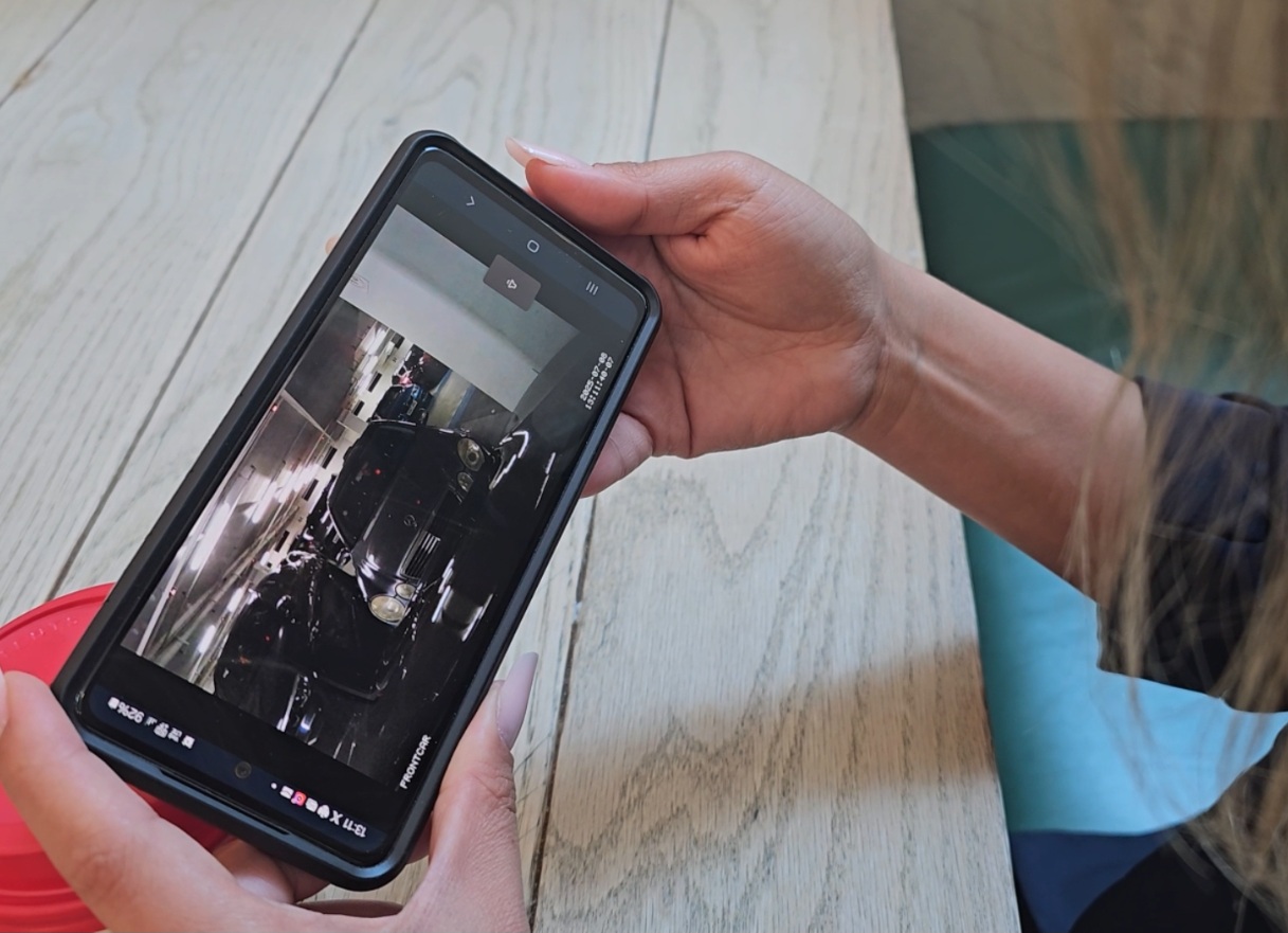 LockCar prove footage-video-recordeing vew