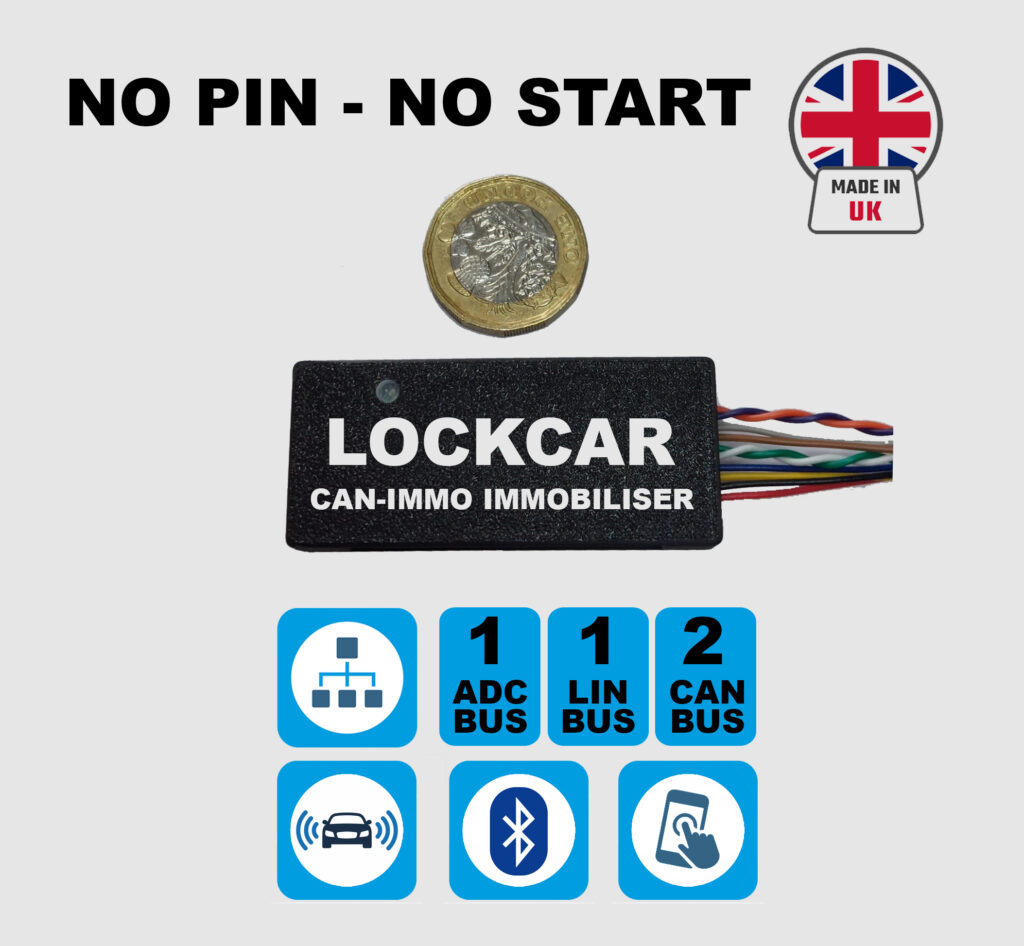 LockCar CAN-IMMO invisible immobiliser layer UK