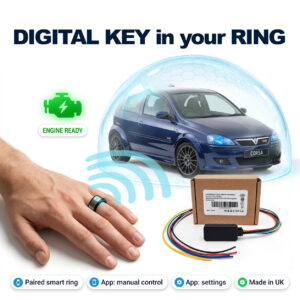 Add a digital key to your current car. The LockCar DK3262 smart ring immobiliser brings new-car digital key security to older models. Check fit.