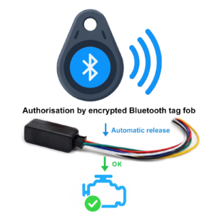 smart car immobiliser antitheft car system-fob tag key start engine