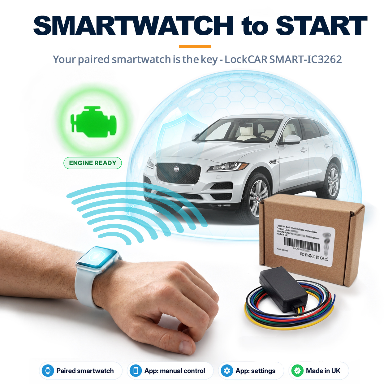 BMW CAN bus car immobiliser LockCar IC3262 anti-theft module
