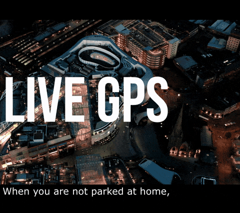 LockCar live GPS tracker showing vehicle position and movement alerts